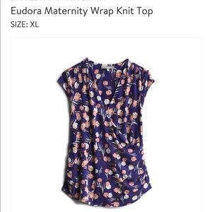 Maternity wrap top stitch fix xl